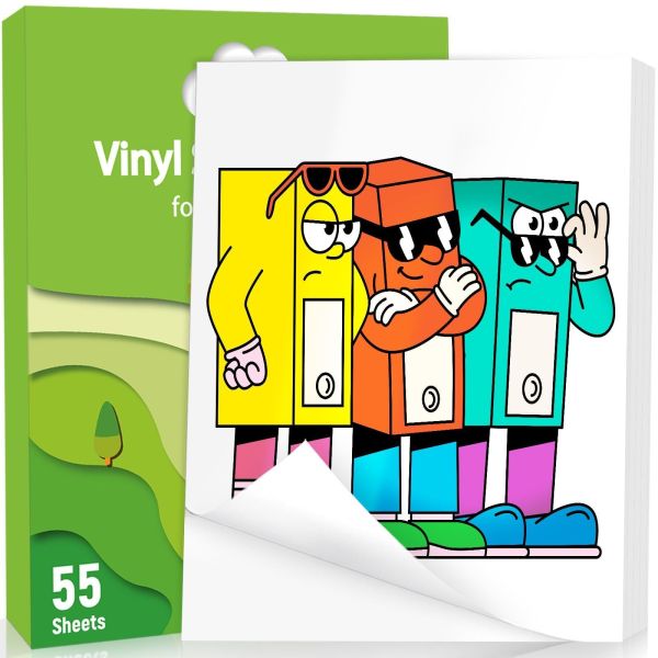 Color Fluorescent A4 Label Stickers - High Visibility Warning Labels / Classification Management