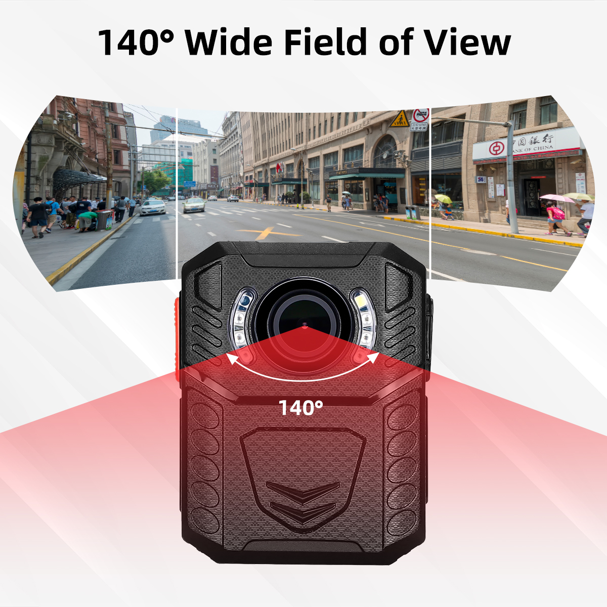 OEM/ODM 1512P QHD Body Cameras IR Night Vision Portable Body Wearable Cameras With 2.0 Inch Screen and GPS for Security Guard