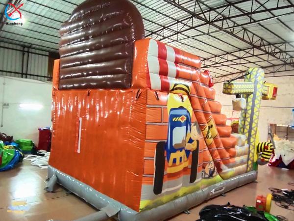 Factory New Design Children's Bouncy Castle Air Bounce House Slide Inflatable Slide