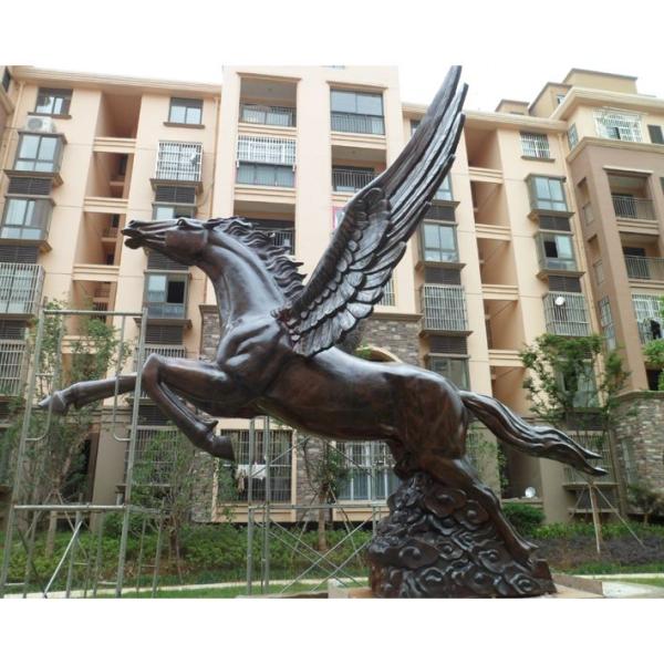 Outdoor brass horse statues, bronze horse sculptures for decoration, China sculpture supplier