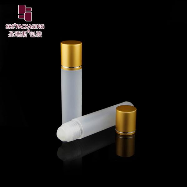 Wholesale frost round shape stock products 30ml empty roller bottle for deodorant