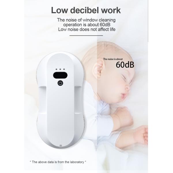 Robot de nettoyage de façade à pulvérisation d'eau ultra-mince de 62 mm, nettoyeur de vitres électrique pour le bain et le nettoyage extérieur