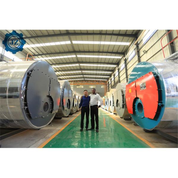3Ton 3000kg 10 Bar Fully Skid Mounted Natural Gas Steam Boiler For Food Industries