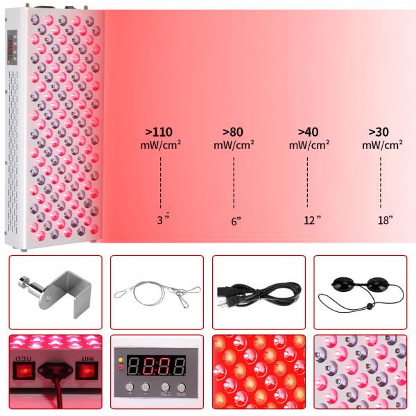 Face Pain Relief Skin LED Near Infrared Light Therapy Panel 300W 1000W 1500W