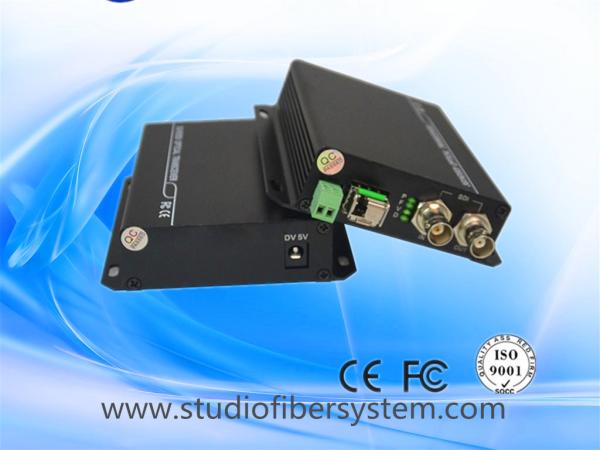 3GSDI to fiber converters for 1CH full HD1080P 60HZ SDI and 1 RS485 transmission over 1 LC fiber without delay