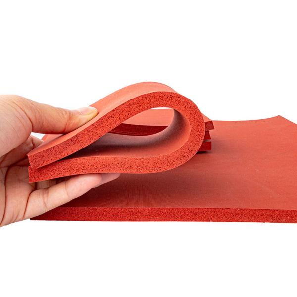 10-40shore A Close Cell Silicone Foam Rubber Sheet для теплоизоляции и защиты