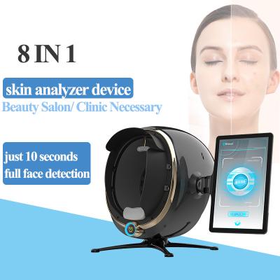 Tester de pele de espelho inteligente 3D para análise de pele facial em equipamentos de beleza de desktop