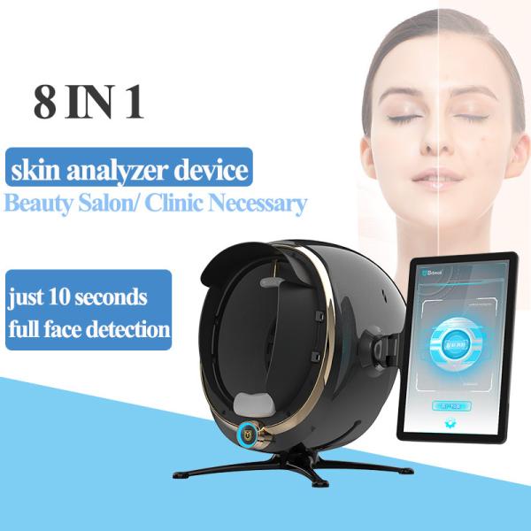 12 Million Pixels Camera Facial Analyzer with Touch Screen ' AI Skin Analysis of Full Face
