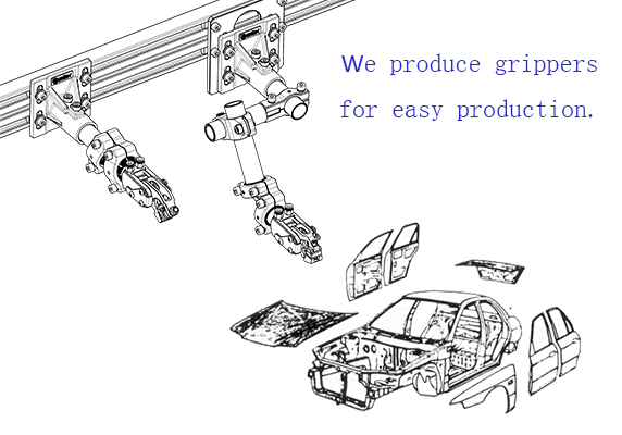 Подгонянный Gripper руки действия быстрого отверстия закрывая мягкий робототехнический для металлического листа