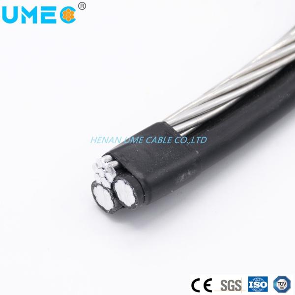 Cable de queda de serviço triplex isolado 2AWG Clam/Conch/Shrimp Cable de queda de serviço triplex ABC Cable para sobrecarga