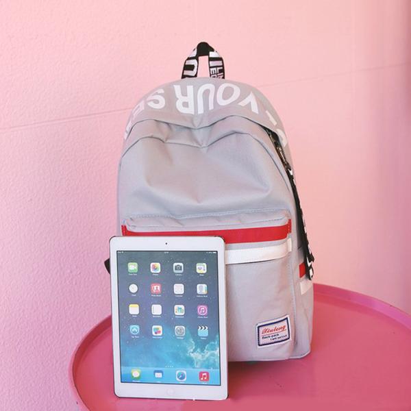 New backpacks fashion letters print small fresh leisure all-purpose schoolgirl backpack wholesale