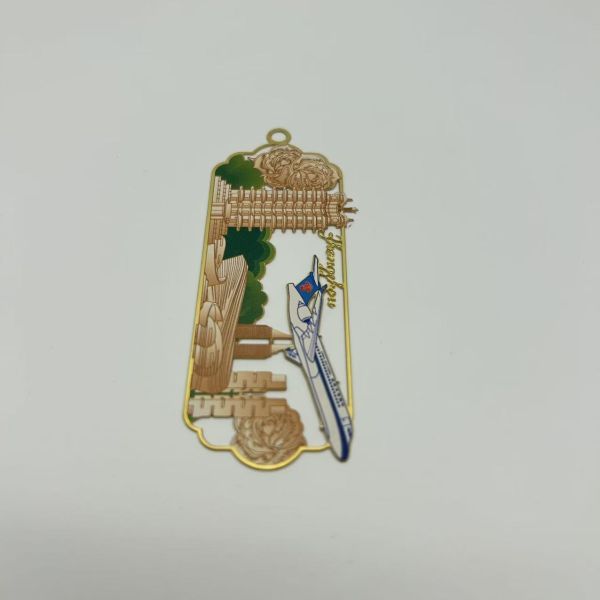 Stainless steel book mark,metal bookmark with custom logo design