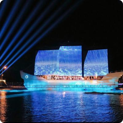 IP67 LED Grid Screen Outdoor Advertising Sign com tamanho de painel de 20 mm