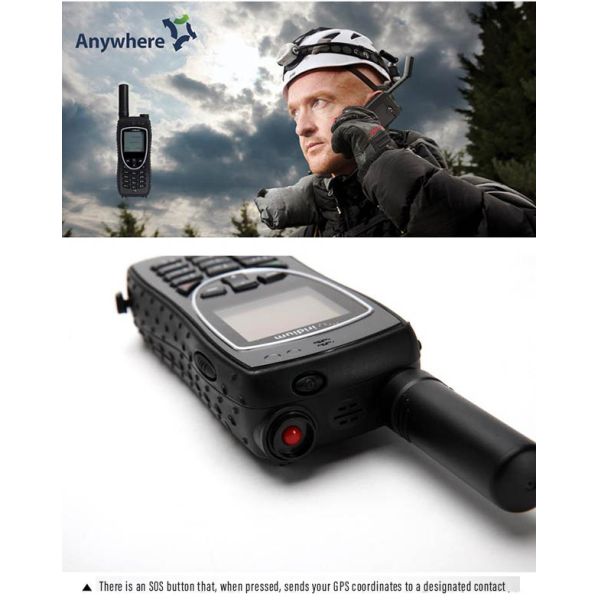 Iridium 9575 Satellite Telephone with Global Signal Coverage and Call Privacy Walkie Talkie