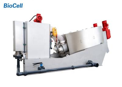 0.3KW Sludge Dewatering Equipment No Blocking MPSP Multi Plate Screw Press