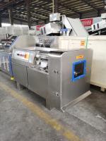 Machine de découpe de cube de viande en acier inoxydable / machine de découpage de viande surgelée 700 kg/h