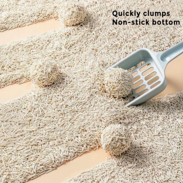 Soybean Cat Litter Dust Free Strip Shape for Easy Cleaning and Odor Control