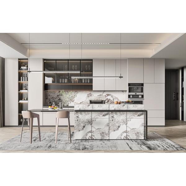 Современный дизайн Малый шкаф для кухни Хранилище Шаблон L Модульный шкаф для отеля