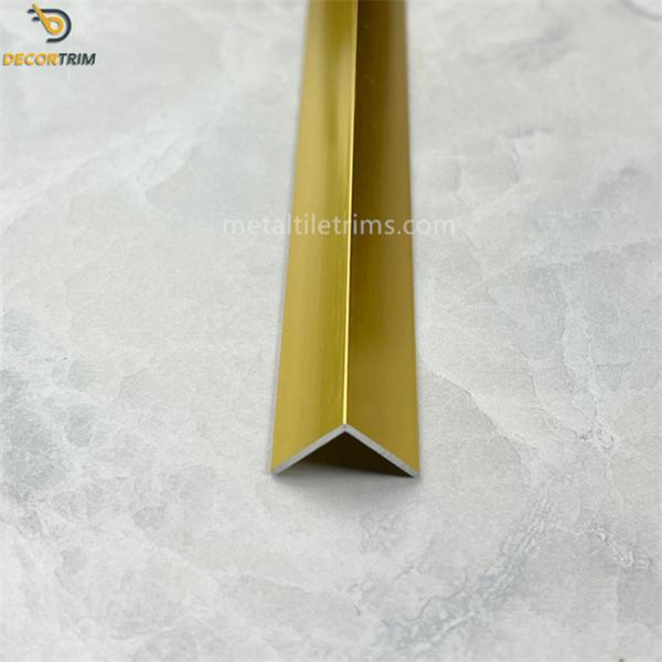 Rounded Edge Wall Corner Protector Strips Matt Aluminum Bright Light Tile Trim