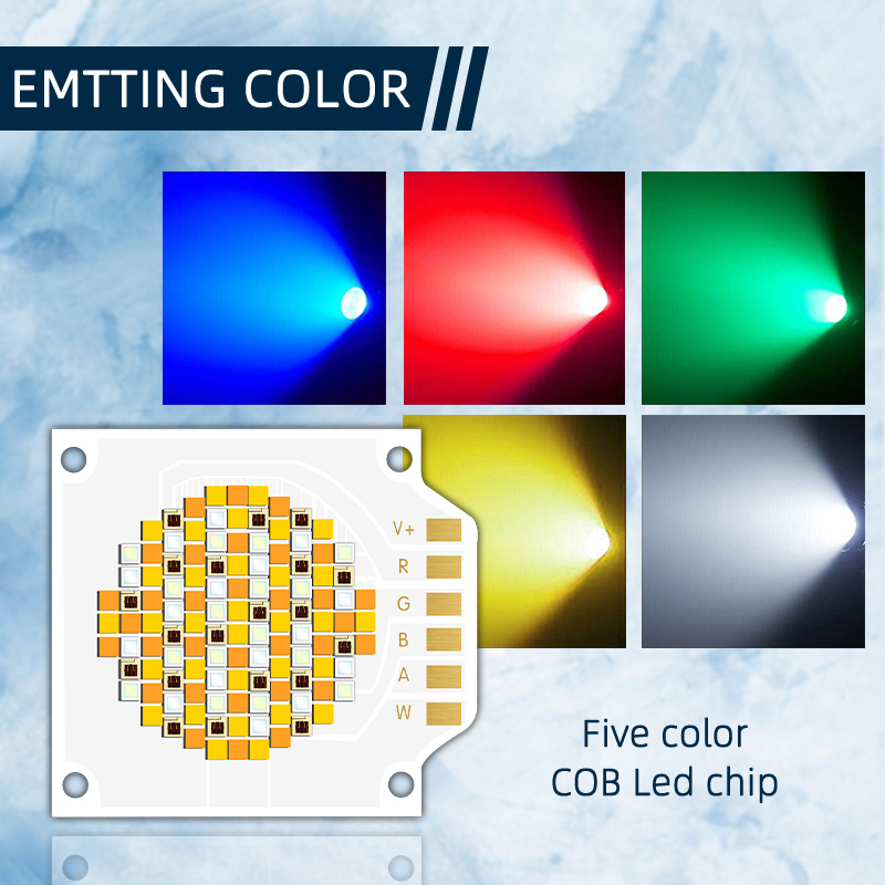 Сценическое освещение Rgbcw COB LED 3538 250W 350W с технологией NCSP и CCT 620nm/460nm/520nm