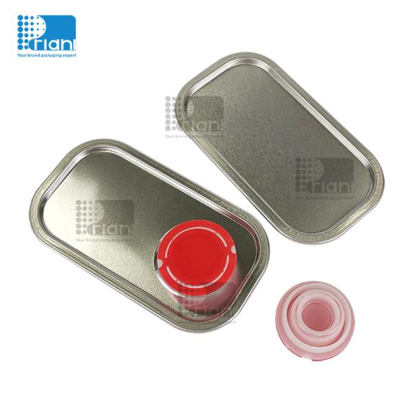 500 ml de boîtes d'étain en métal vide Accessoires personnalisés pour l'huile moteur
