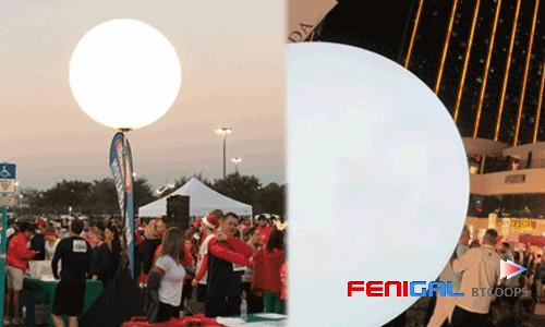 Balão de luz LED inflável de 800W com tripé: poderosa publicidade ao ar livre