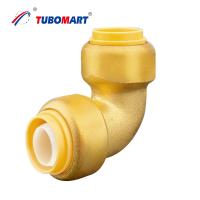 Instalação de canalização 1/2 Pex Quick Connect Fittings Lead Free Brass Push Fit Fitting
