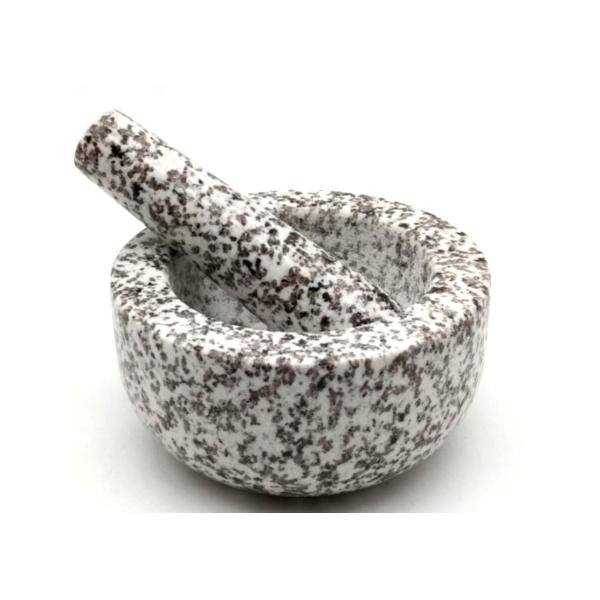 Food Grade Granite Stone Mortar And Pestle Pill Crushing Medicine Grinder Set