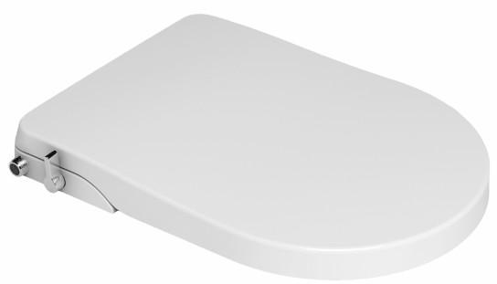 Dual Nozzles Non Electric Bidet Toilet Seat Self Cleaning PP Soft Close Cover