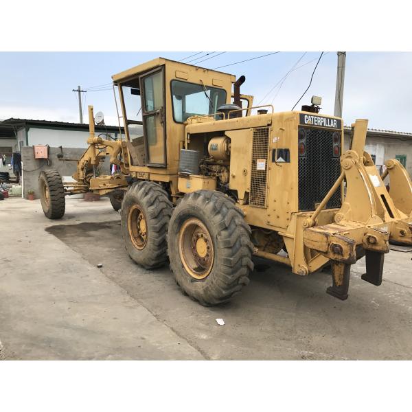 6 Cylinders Used CAT Grader / Motor Grader 140G Direct Drive Power Shift Transmission