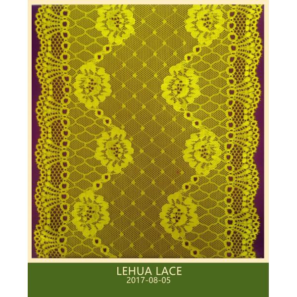 Hot Selling and nice quality Nylon Spandex Stretchy Brazil Lace from China