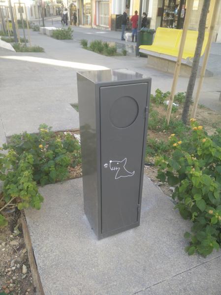 Reservatórios externos de reciclagem de aço leve com 4 compartimentos sustentáveis