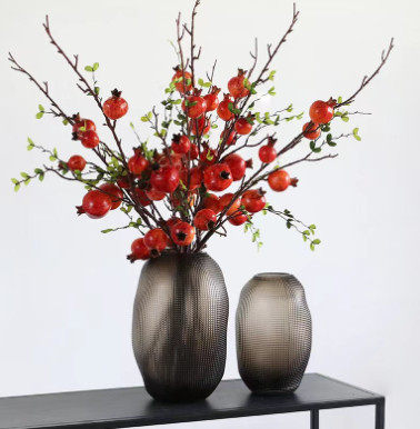 H32CM Modern Kitchen Display Crystal Glass Vase With Stylish Design