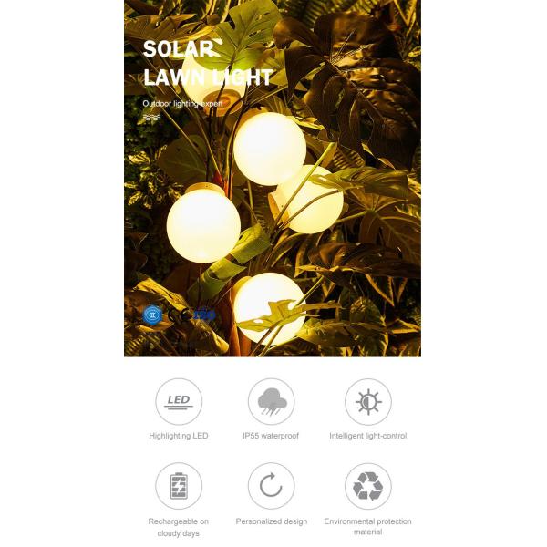 Smart RGB Solar Landscape Lights