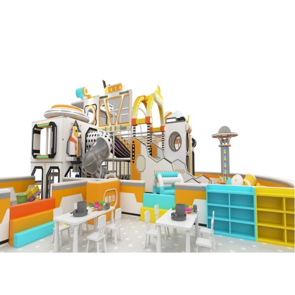 Dream Neon Arcade Atrium Play Area Immersive Kids Playground