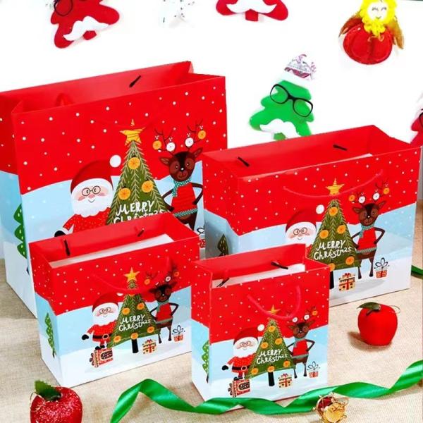 Bolsas de presente de Natal de graus alimentares 230gm 250gm