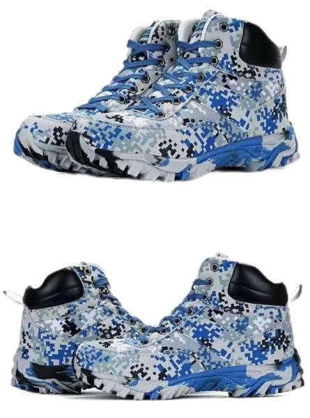 Canvas Camouflage Cotton Military Leather Boots Warm Windproof