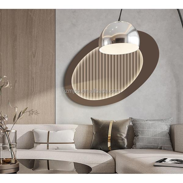 Decoración para el hogar Artwork de madera impermeable Led Light Art de pared 3d Pintura de talla en madera