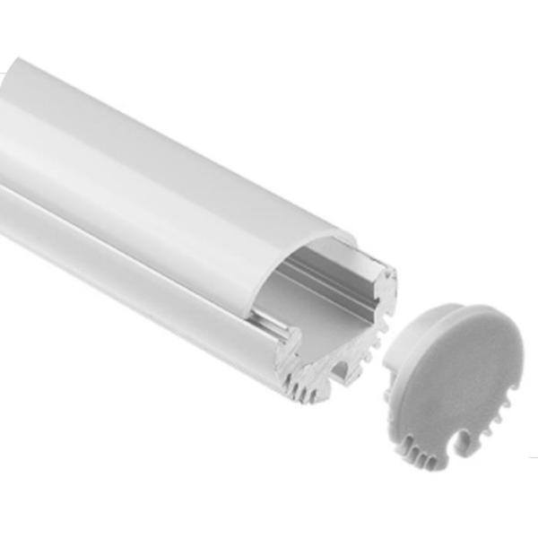 Suspended Led Strip Light Extrusion Aluminium Anodized With Polycarbonate Covers