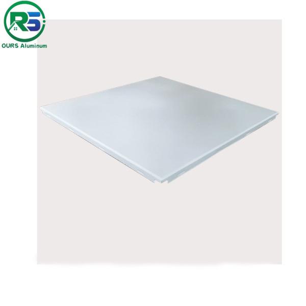 Decorative Suspended Clip In Metal Ceiling Tiles Waterproof Acoustic 600mm*600mm
