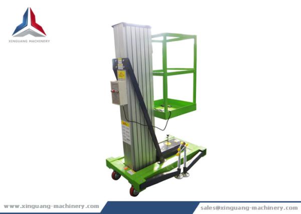 Single Post Hydraulic Aluminum Lift Table with 8m Platform Height