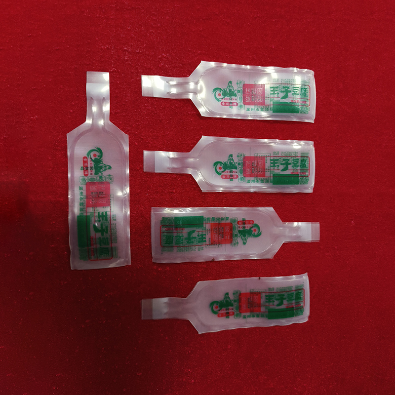 Retort Sterilization Japanese Tofu Tube Pouch 185g 250g Long Shelf Life Clear PE