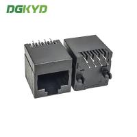 Soquete da rede do conector de KRJ-5224WNL 8P8C RJ45 sem a tomada reta leve de 180 graus