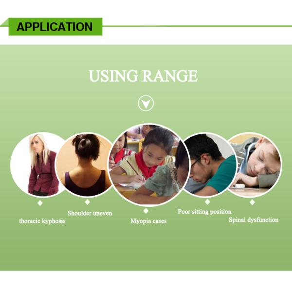 Hot selling high quality black back posture corrector clavicle brace