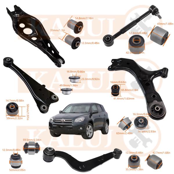 48655-02080 4865502080 Control Arm Bushings To-yota Auris Corolla Pruis RAV4 Avensis