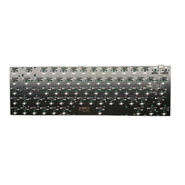 Highleap electronic Keyboard Layout Design Qmk Via Type C RGB 65% Mechanical Hotswap PCB Keyboard Board
