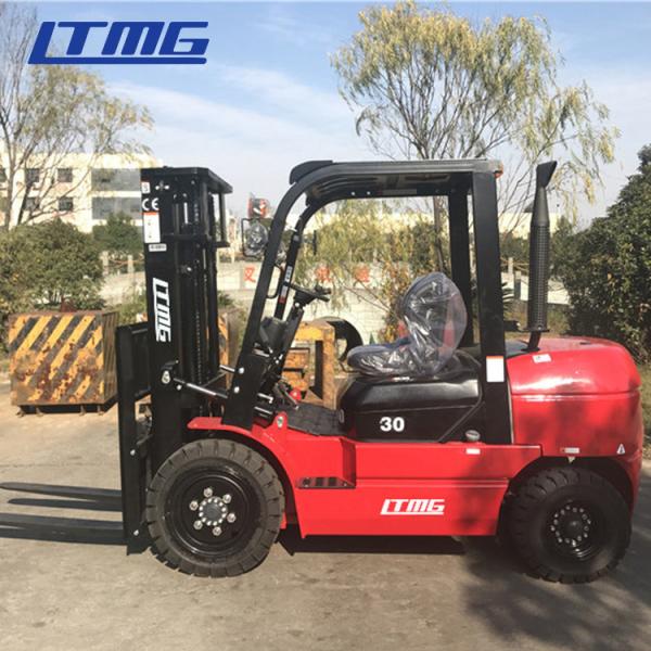 Container Handling Equipment 3 Ton Boom Forklift With 4500mm Triplex Mast