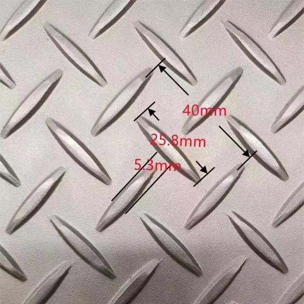 AISI316L EN 1.4404 Нержавеющая сталь чекированная плита 0,6 - 8,0 мм Нержавеющая чекированный лист