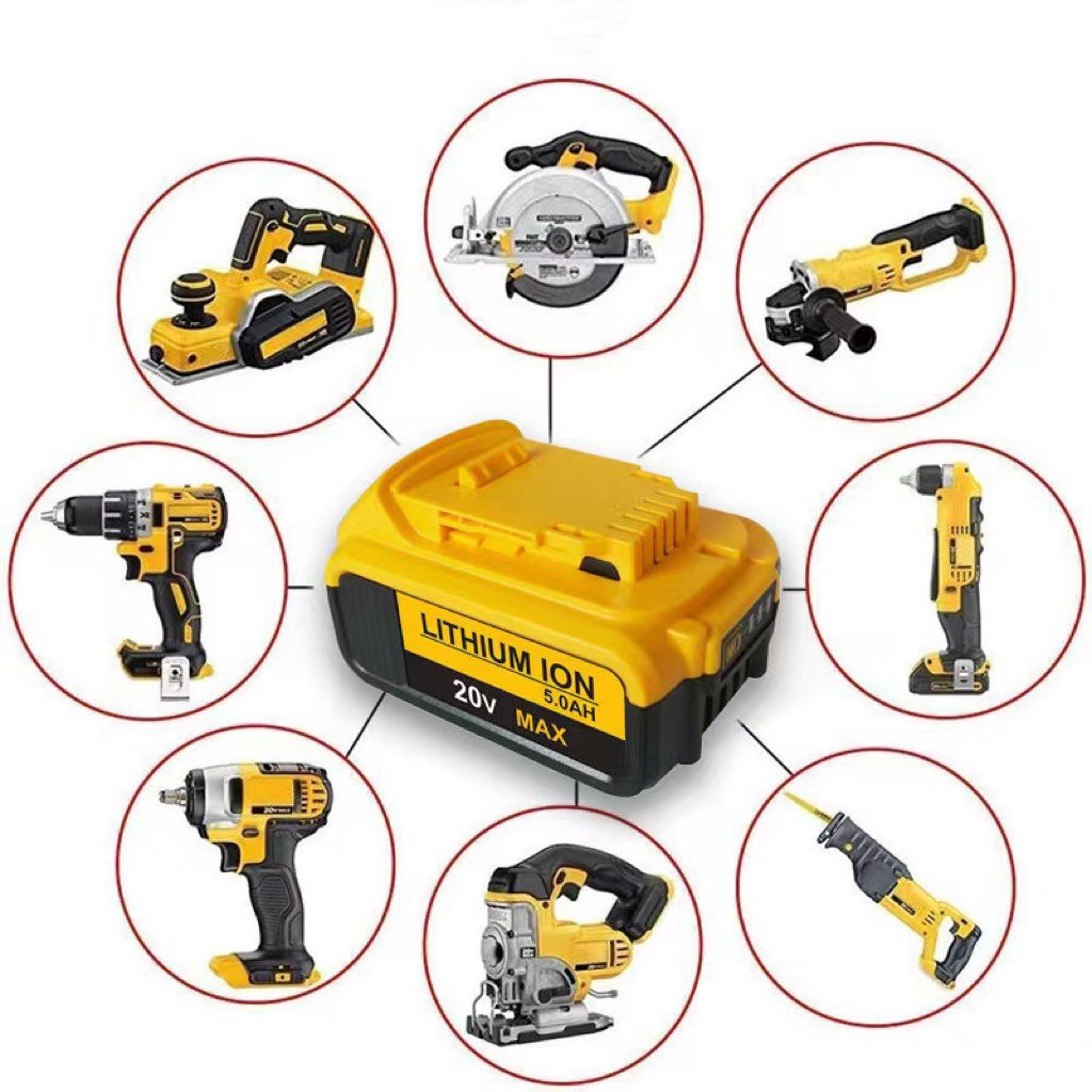 20V Max Power 6.0Ah Capacity Lithium Ion Battery With LiMn2O4 Positive Material For DeWalt Power Tools