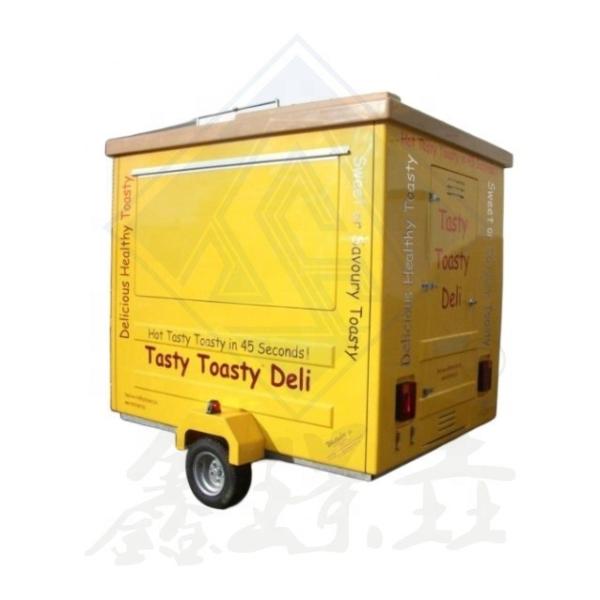 Fully Equipped Kitchen Chinese Food Mobile Cart Customized for Vending Snack Function